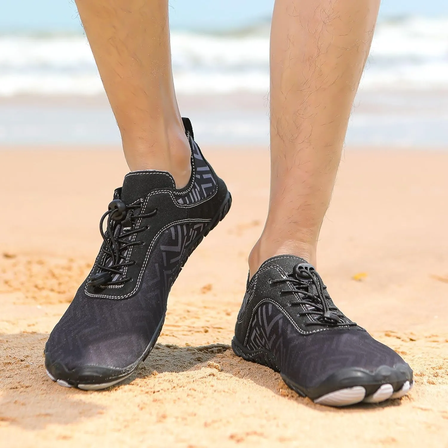 Grounded Footwear Barefoot Shoes for Balance and Neuropathy Women Pro Barefoot Shoes with Wide Toe Box Healthy&Non-Slip Waterproof Outdoor Unisex Water Pro Beach Shoe Sneakers Diabetic Shoe