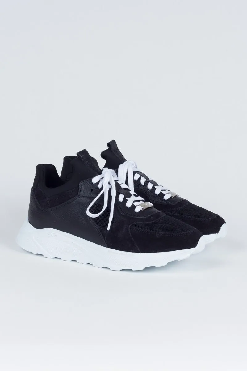 Larch Sneaker | Black Leather   Suede