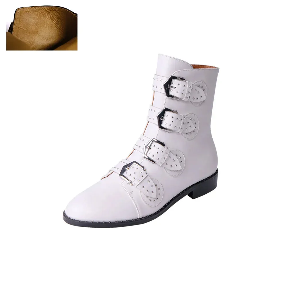 Riveted Ankle Booties