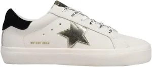 Vintage Havana Womens Epic Metallic Platform Lace Up Sneakers Shoes Casual - White