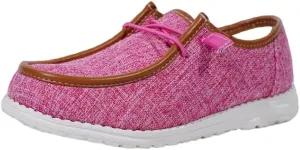 Women's Solid Comfortable Lace-up Loafers Orthopedic Ultralight Canvas Boat Casual Shoes with Arch Support Lightweight Slip On Sneakers