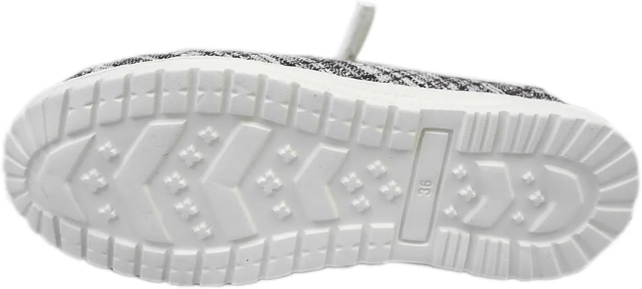 Women's Solid Comfortable Lace-up Loafers Orthopedic Ultralight Canvas Boat Casual Shoes with Arch Support Lightweight Slip On Sneakers